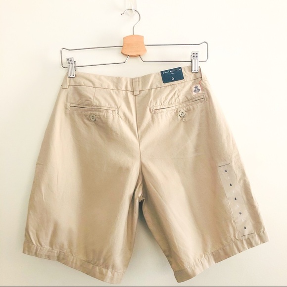 Tommy Hilfiger Khaki Chino Shorts Size 6 NWT - Picture 5 of 13